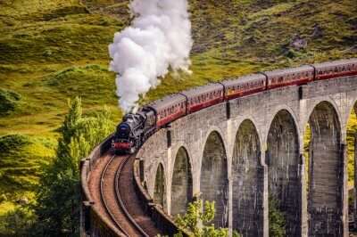 Highland Railway In Scotland