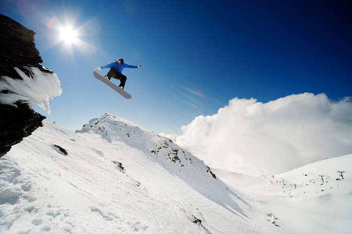 snowboarding