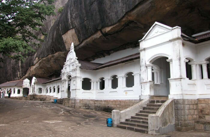 Dambulla Cave Temple view