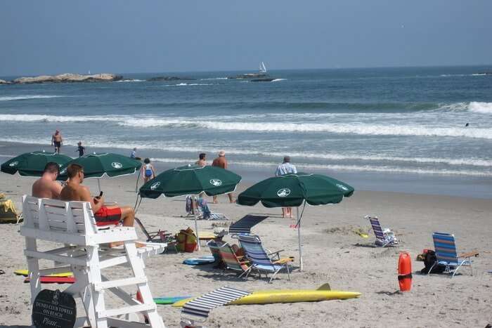 Ocean Summer Beach Umbrellas