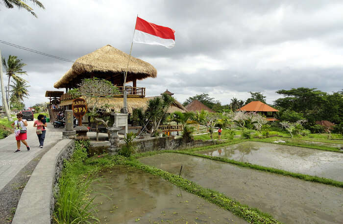 walk along the village
