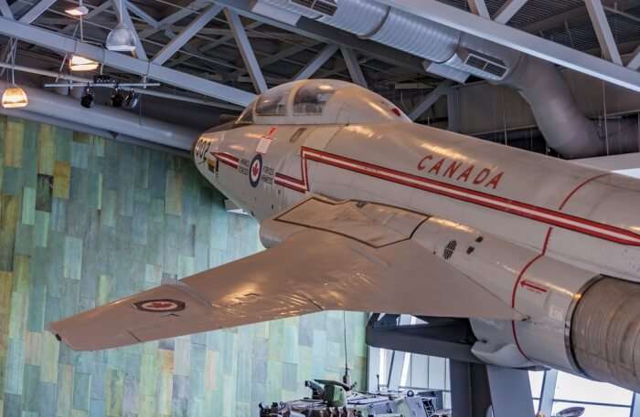Fighter jet view