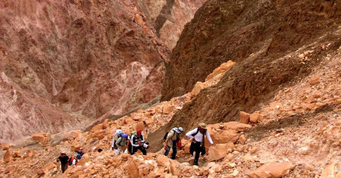 Hiking trail in egypt