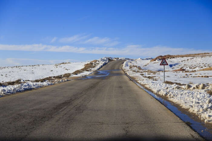 winter in jordan