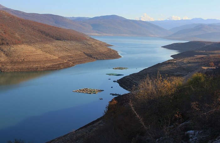 Bilecko Lake in Montenegro