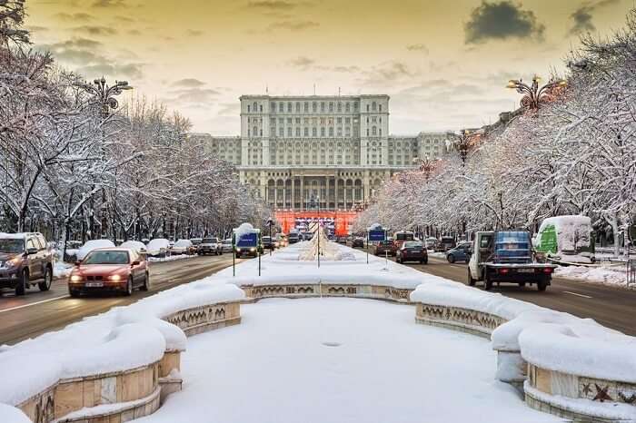 Bucharest In Winter Cover 