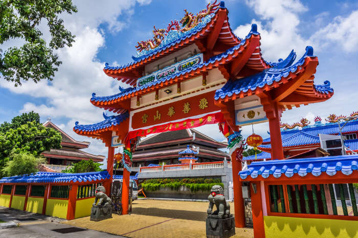 A Buddhist temple in Yishun, Singapore