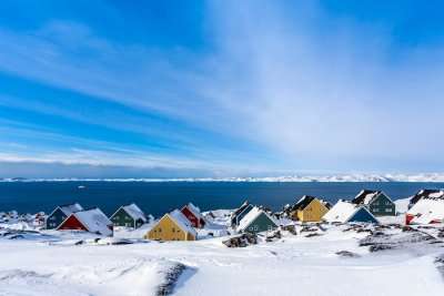nuuk city view in greenland