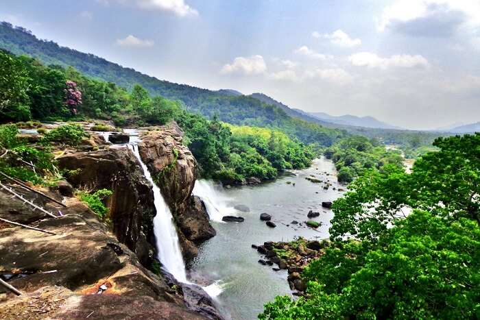 athirapally waterfalls view