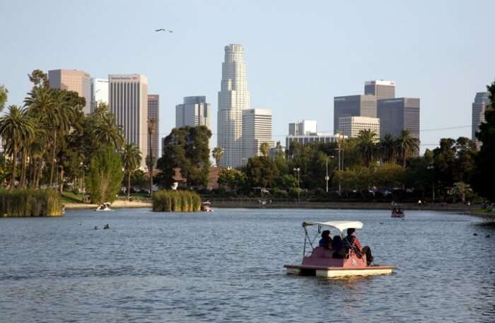 Boat and lake view