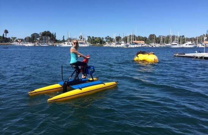 Hydrobiking view