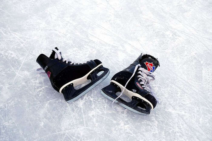 Go ice skating and sledding