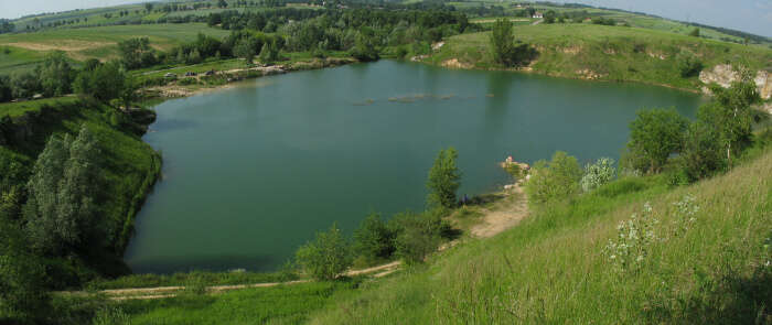 Lake Karwowo in Poland