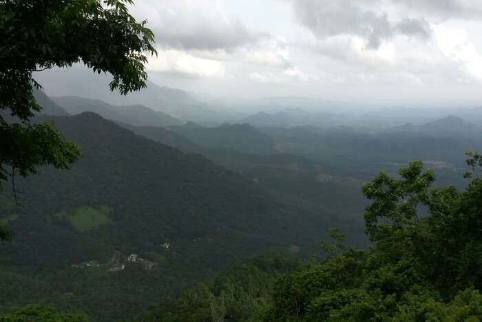 A glorious view of Lakkidi in Kerala in summer