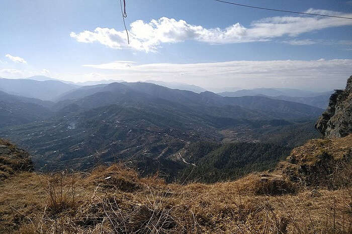 view from above in Mukteshwar