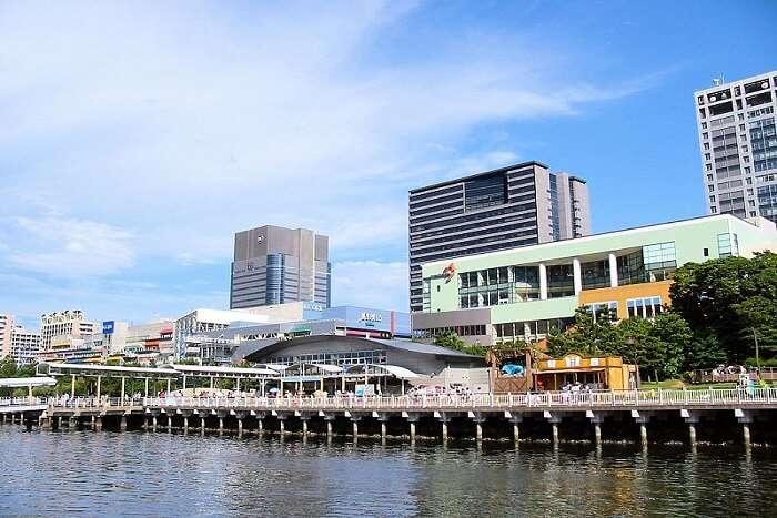 famous Odaiba decks, one of the best places to visit in Japan