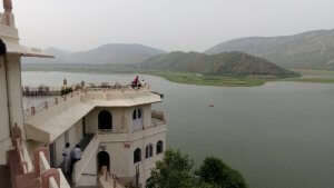 A splendid view of Siliserh Lake, one of the best picnic spots near Delhi in summer