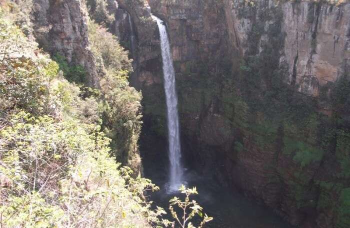 Large waterfall
