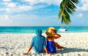 Couple on a beach