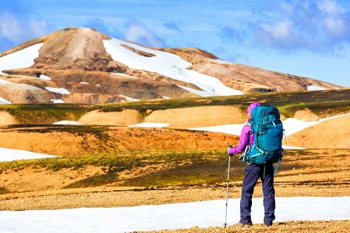 trekking in iceland