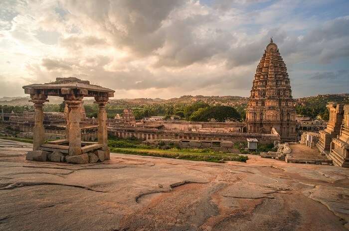 Hampi India January 09 2019 Tall Stock Photo 1410254840