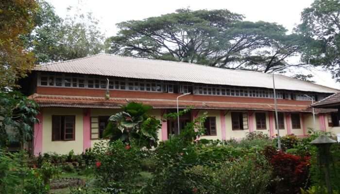 museum building amidst trees