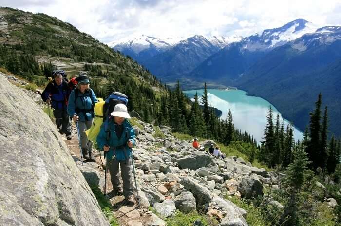 A marvellous view of Cheakamus Lake