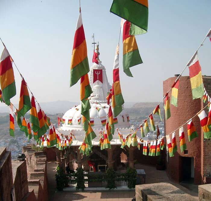 A view of Chamunda mata temple