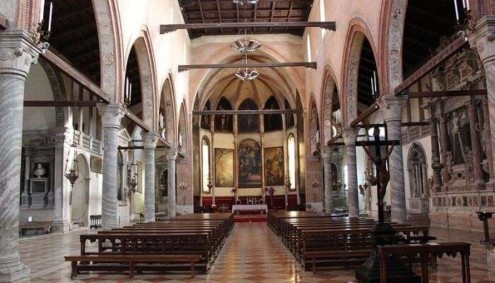 A blissful view of Chiesa Della Madonna Dell’Orto which is one of the blissful places to visit in Venice