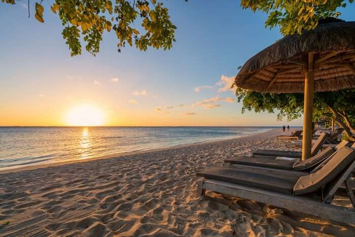 famous beach in quatre bornes