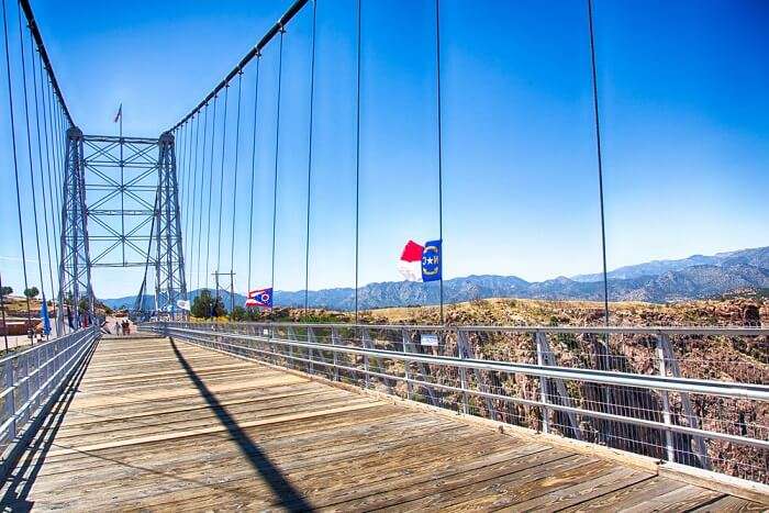 The Royal Gorge Bridge in Canon City, Colorado Stock Photo