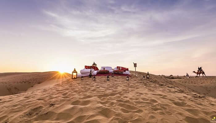 Dinner In Desert