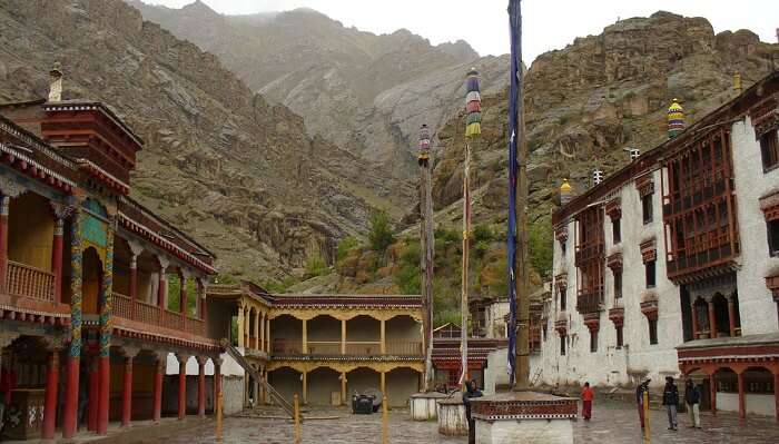 A spectacular view of Hemis Monastery in India