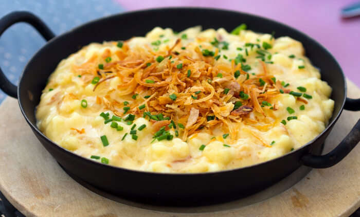 Käsespätzle is a comfort Austrian food that feels you wanting for more.