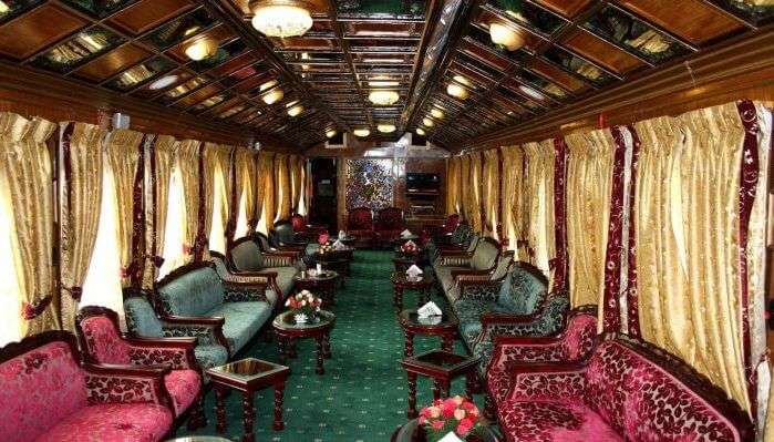 7 Updated Super Luxury Trains In India With Photos For Your Trip In 2021 Each saloon is designed like a royal palace with furnishes. 7 updated super luxury trains in india