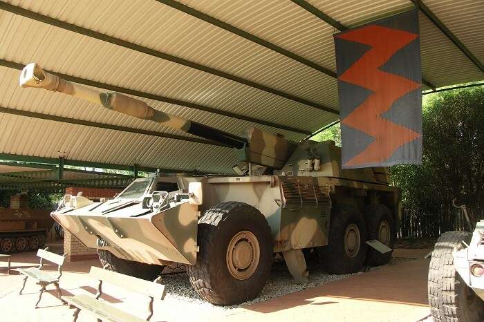 South African National Museum of Military History in Johannesburg Africa