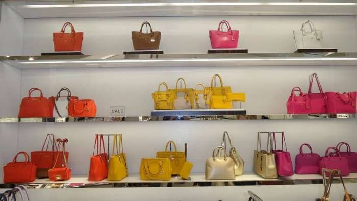 luxury bags in mall