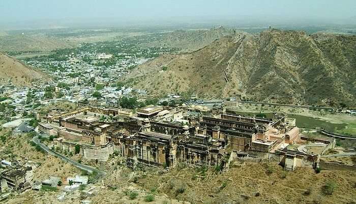 aerial view of jaipur