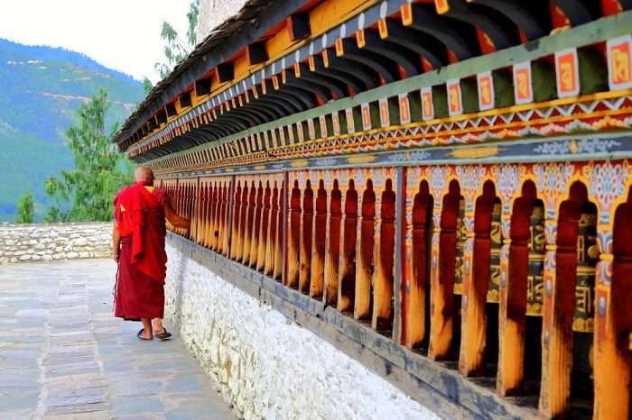 A lama in Thimphu