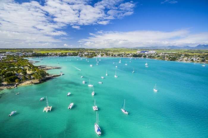 Boats in Grand Baie