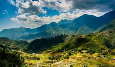 Sapa town in Vietnam, which is one of the serene places to visit in Southeast Asia