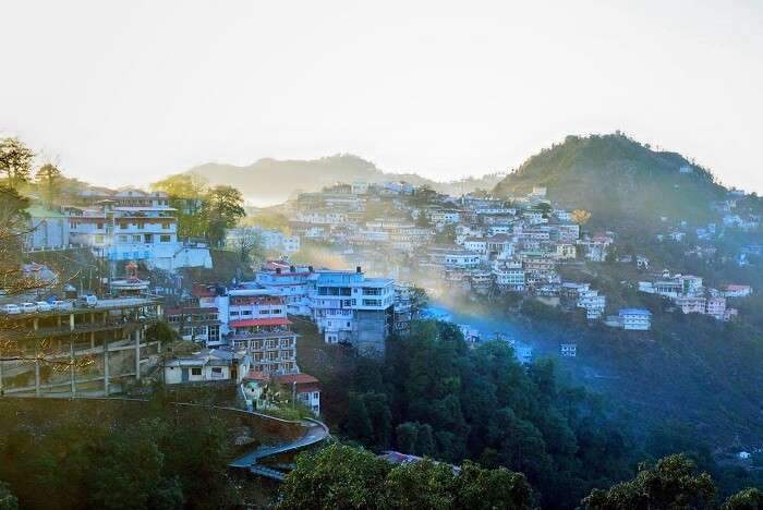 aerial view of weekend road trips from Delhi