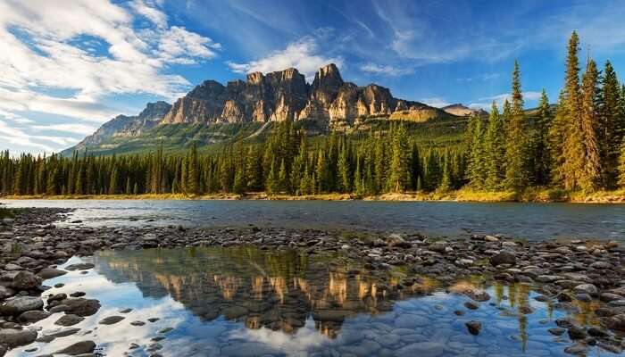 Der Castle Mountain Kanada