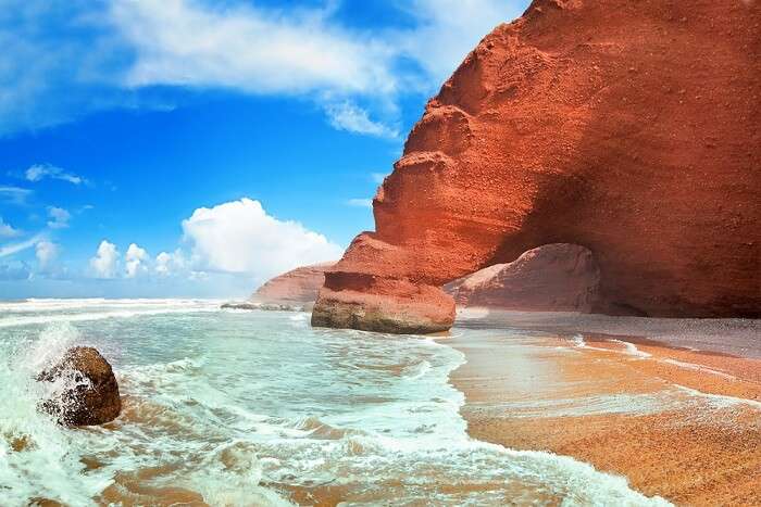 famous beach in Morocco