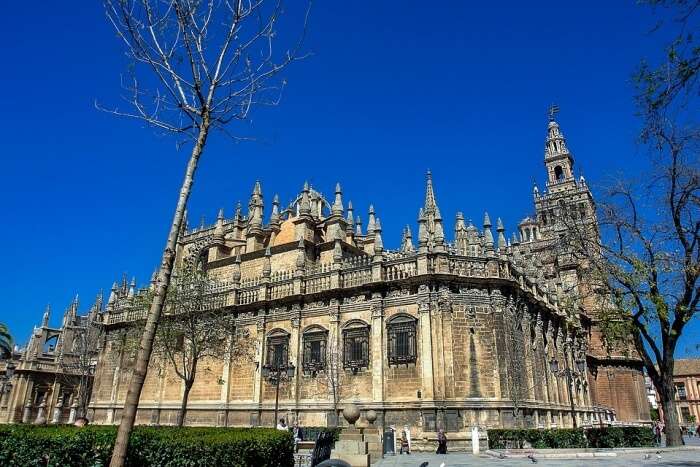 Spain Giralda Monuments Seville Cathedral