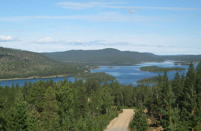 Lake Inari In Finland