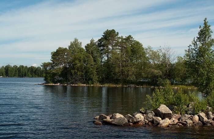 Oulujärvi Lake in Finland