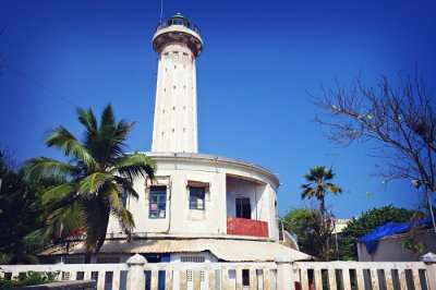 A wobderful view of Old Lighthouse in Pondicherry
