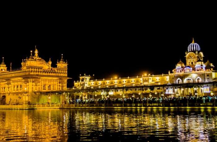 Golden Temple View At night