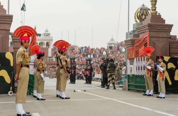 Wagah Border Soldiers View